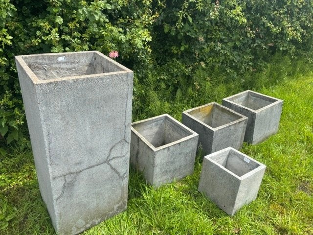 mooie betonnen plantenbakken, Ophalen, Gebruikt, Beton, 60 cm of meer