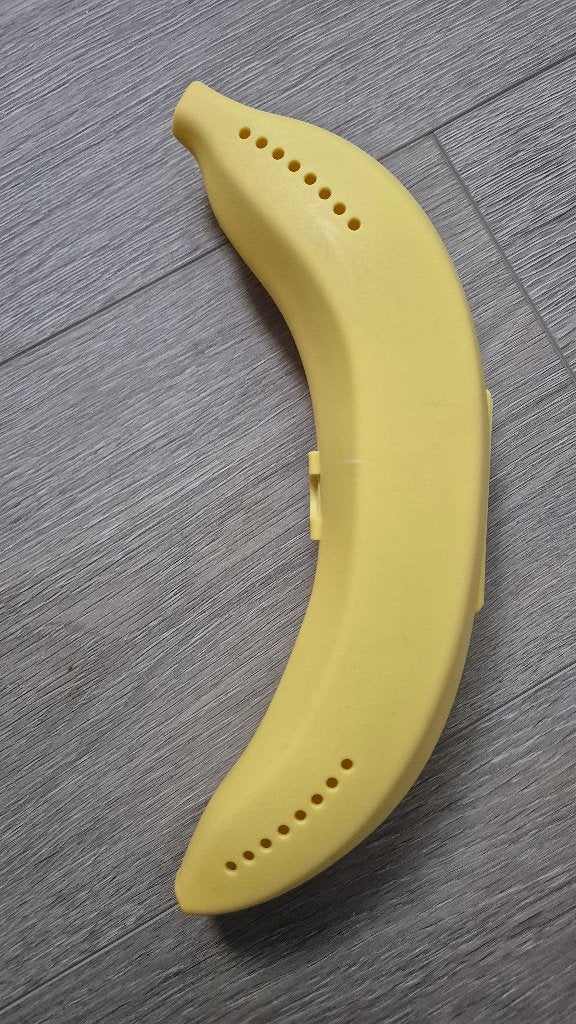 Nieuwe gele kunststof bewaardoos voor banaan (30 cm), Overige typen, Nieuw, Ophalen of Verzenden, Kunststof
