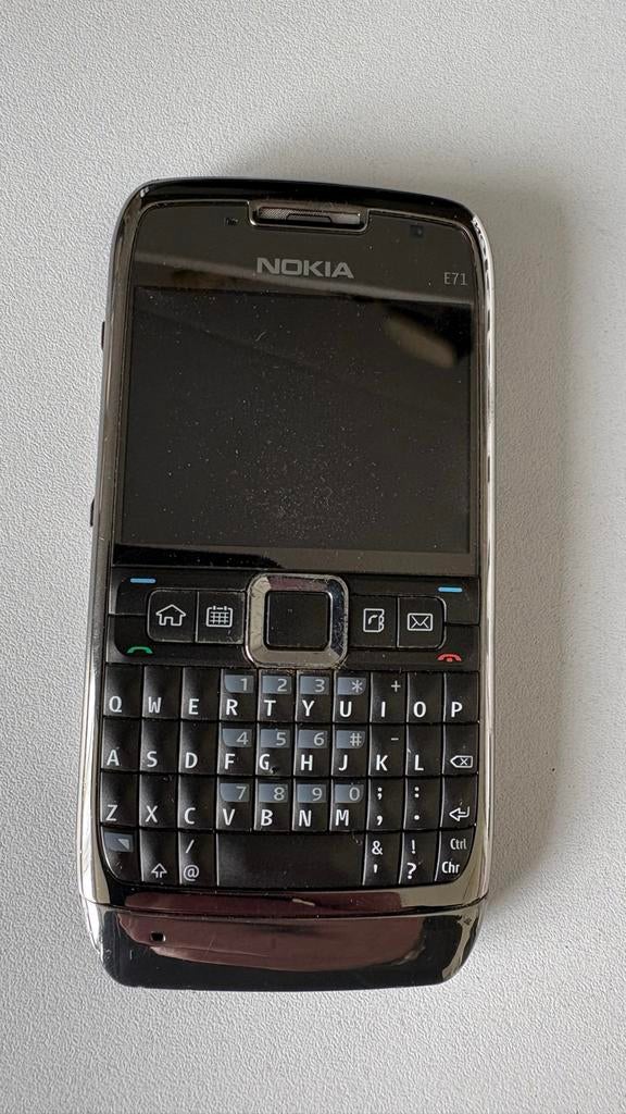 Nokia E71 - Klassieke zakelijke smartphone met QWERTY, Telecommunicatie, Mobiele telefoons | Nokia, Gebruikt, Zwart, Fysiek toetsenbord