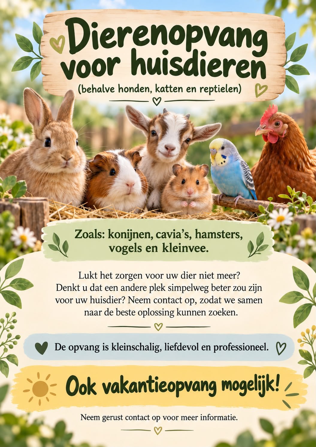 Dieren opvang