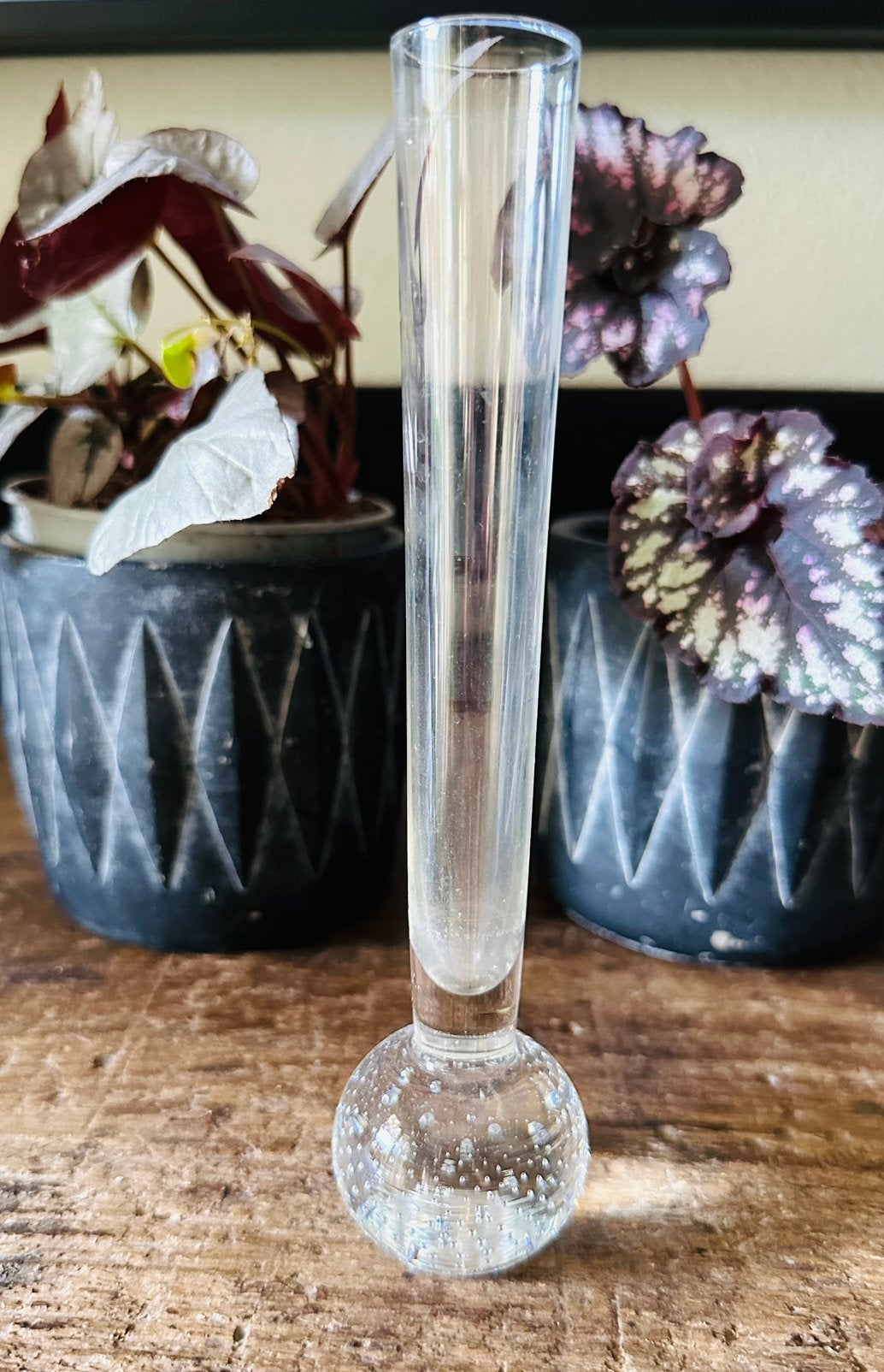 Vintage solifleur spijkervaasje, Ophalen of Verzenden, Zo goed als nieuw
