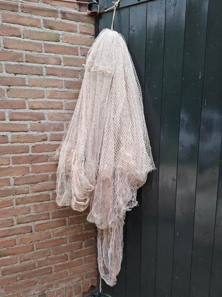 Oud vintage visnet, Gebruikt, T, Ophalen of Verzenden, N
