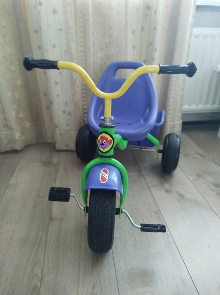 Puky driewieler, groen/paars, verstelbare zitting, z.g.a.n., Ophalen, Zo goed als nieuw, Puky, Verstelbare zitting