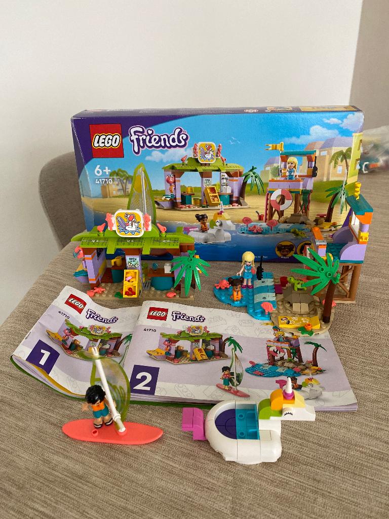 Lego Friends Surfer Strandplezier 41710, Lego, Friends, Ophalen of Verzenden, Zo goed als nieuw