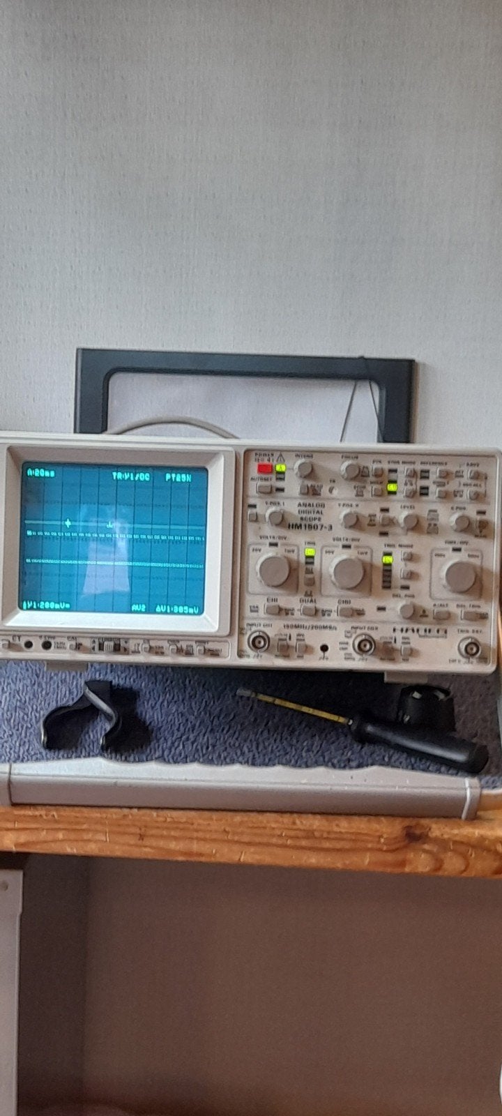 hameg 2- bands oscilloscoop, Ophalen of Verzenden, Zo goed als nieuw