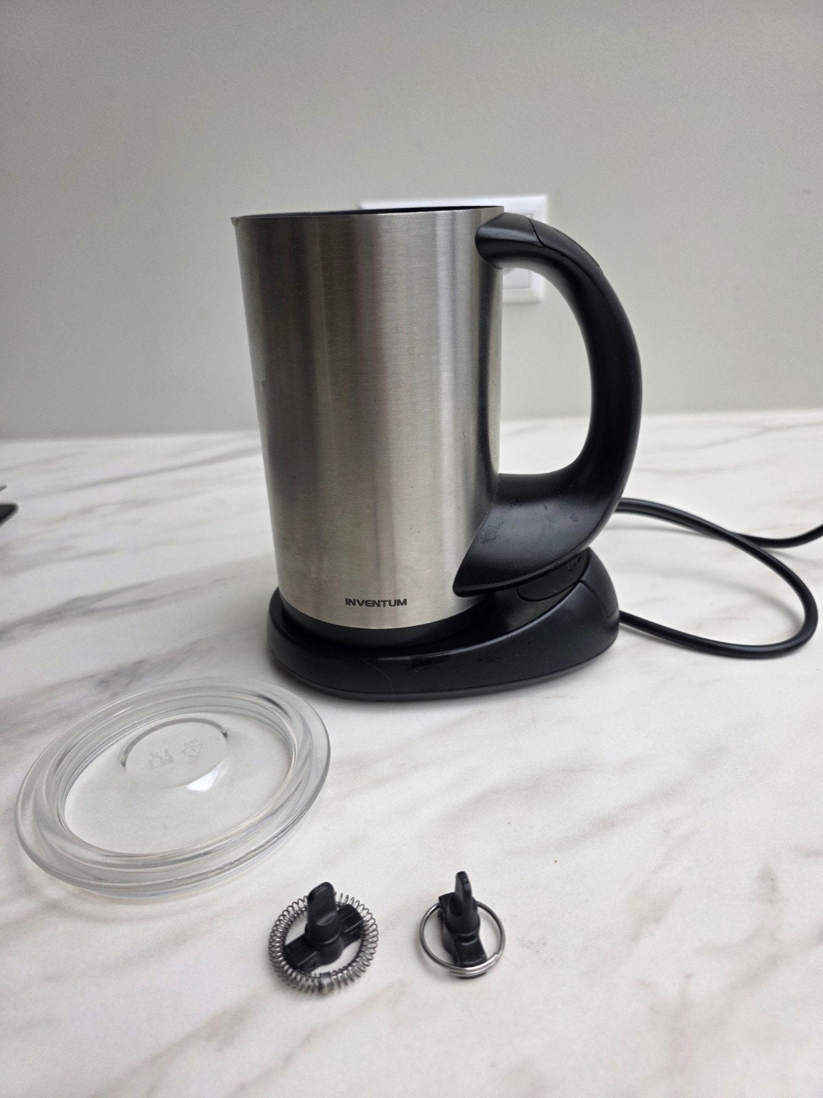 Inventum melkopschuimer - RVS, compleet met accessoires, Ophalen of Verzenden