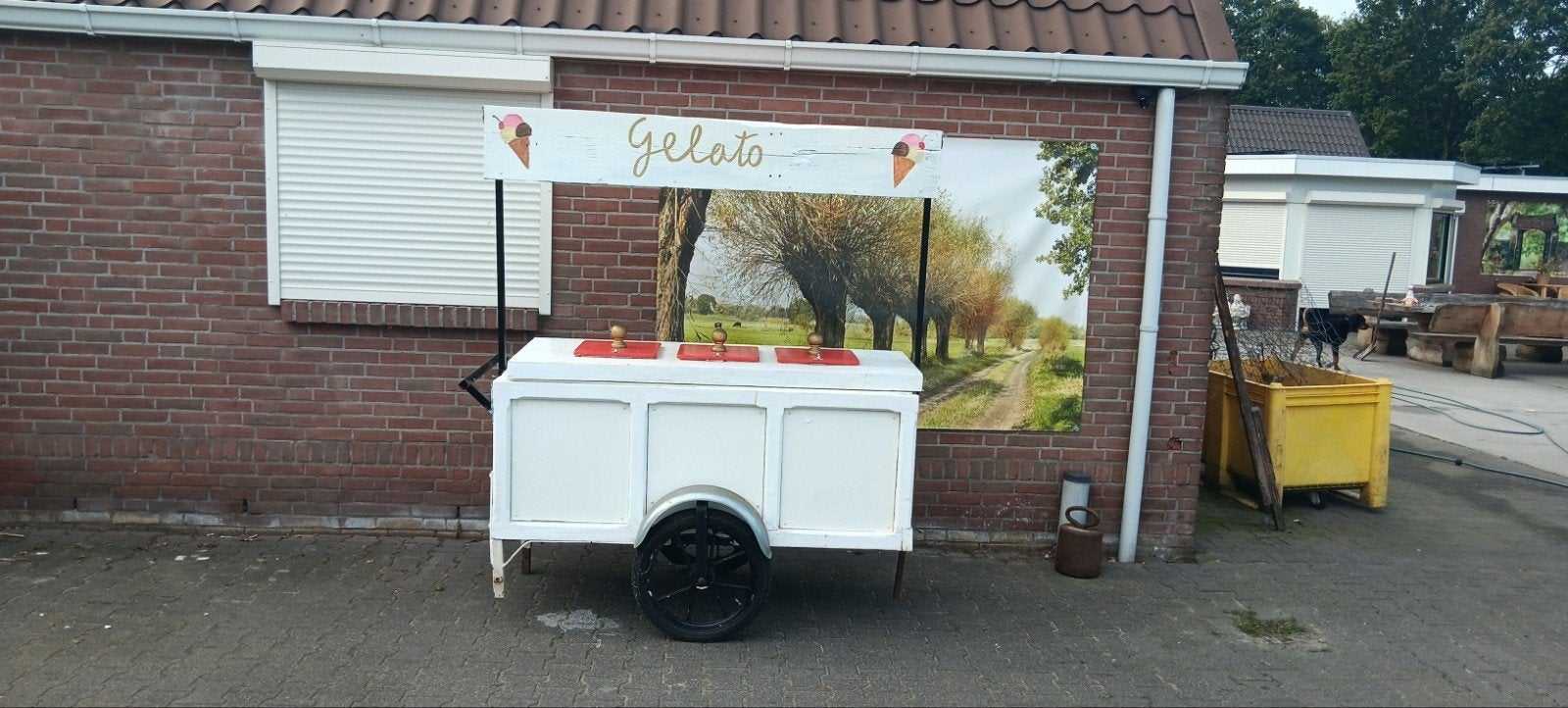 ijsco kar, Ophalen, Gebruikt, Goederen, Huif