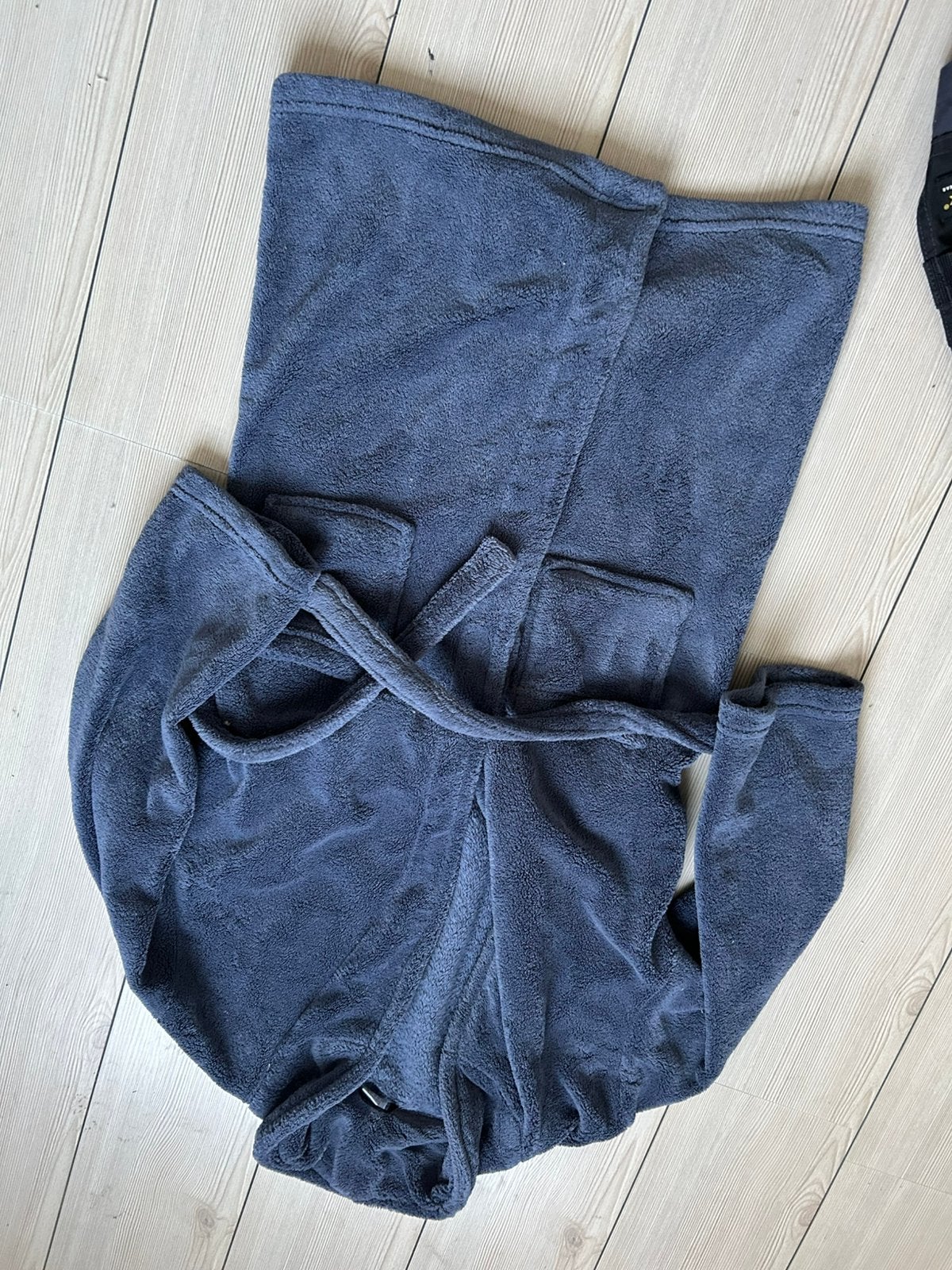 Badjas grijs kind 140 146 meisje jongen grijze badjas, Ophalen of Verzenden, Zo goed als nieuw, Jongen of Meisje, Sport- of Zwemkleding