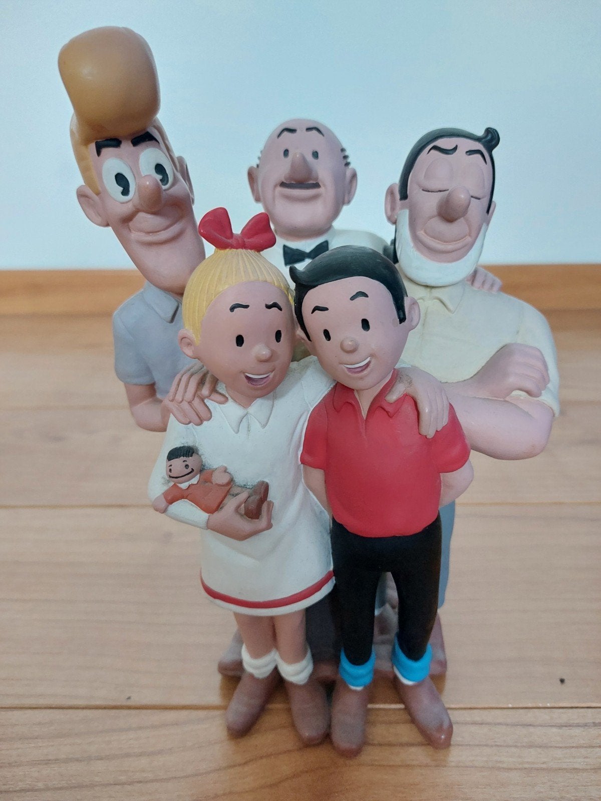 Beeld  Suske en Wiske  "Familieportret" SW 15  (26 cm hoog), Ophalen of Verzenden, Gebruikt