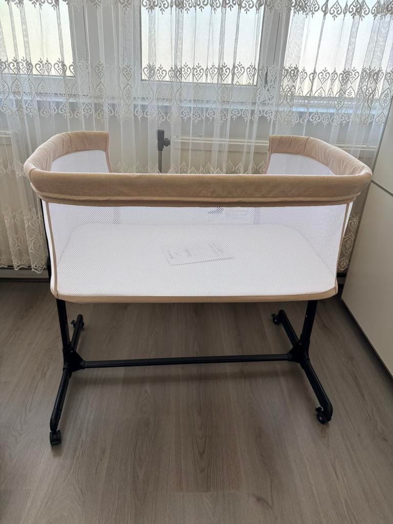 DERYAN / SNOOZY Cream Co-Sleeper, Ophalen of Verzenden, Zo goed als nieuw, Wieg