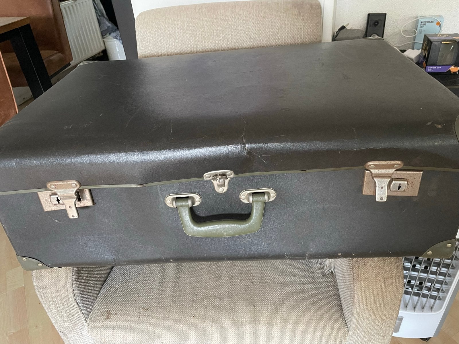Vintage Globemaster Hutkoffer - 70x45x25 cm, Ophalen
