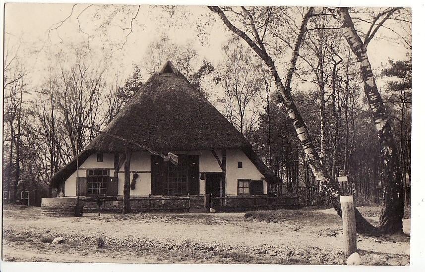 Arnhem openluchtmuseum Gelders loshoes uit Harreveld., Verzamelen, Ansichtkaarten | Nederland, Verzenden, 1940 tot 1960, Ongelopen