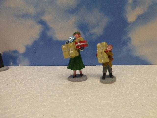 lemax christmas rush kerstdorp poppetjes figurine accessoire, Ophalen of Verzenden, Zo goed als nieuw