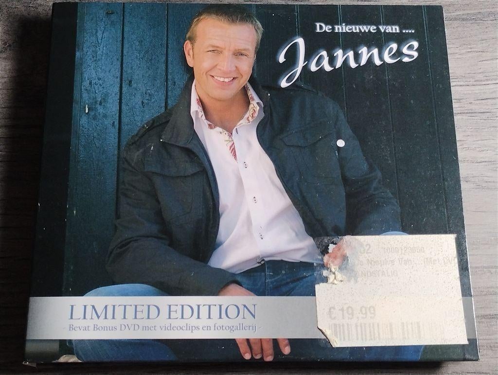 Jannes ‎– De Nieuwe Van .... Jannes [CD + DVD], Ophalen of Verzenden, Zo goed als nieuw, Levenslied of Smartlap