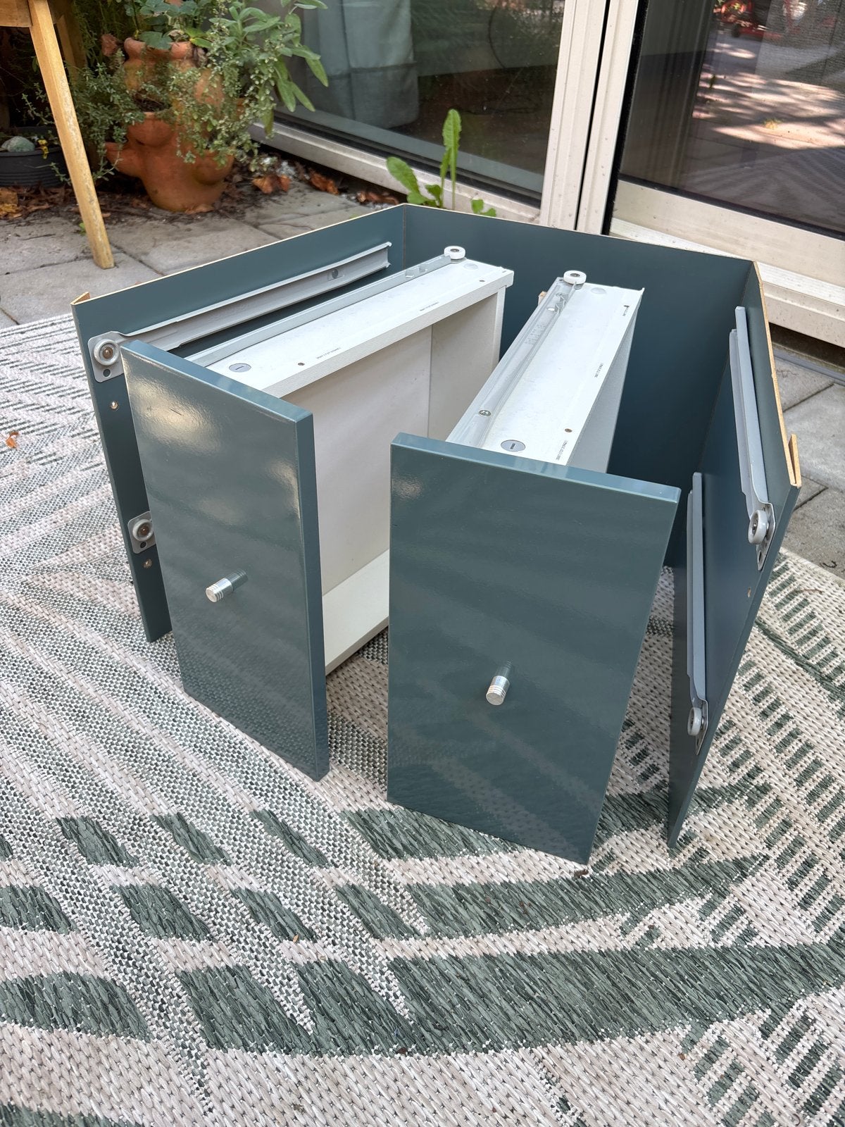 Compacte opvouwbare kast met lades inzet voor KALLAX, Ophalen, Gebruikt
