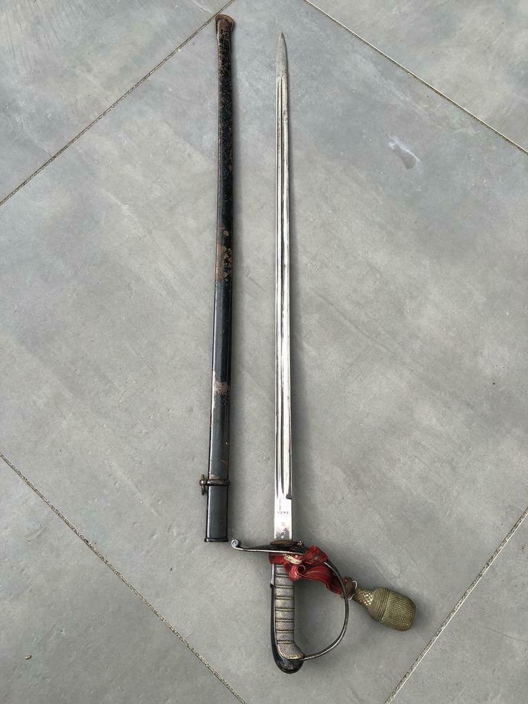 Origineel antiek Zwitsers Officiers Sabel - Model 1867, Ophalen of Verzenden, Landmacht, Overige gebieden, Zwaard of Sabel