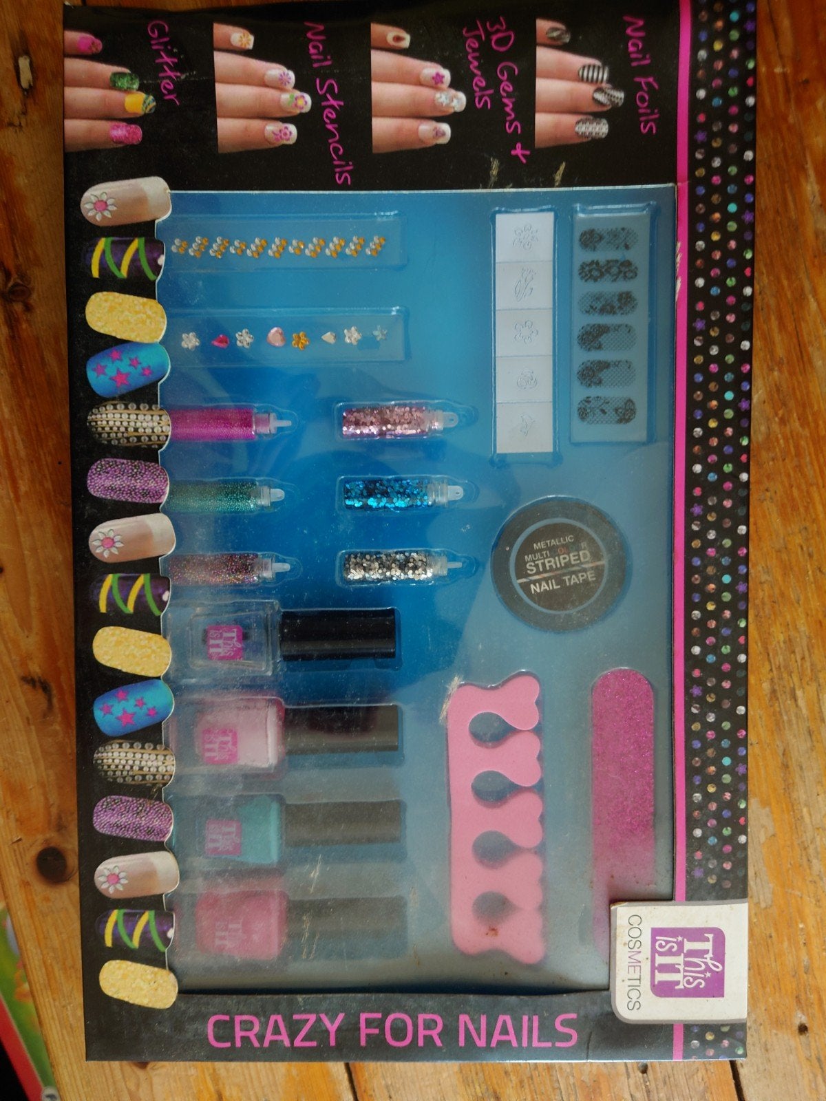 Crazy for Nails - Complete Nageldecoratie Set, nieuw, Overige kleuren, Nieuw, Ophalen of Verzenden, Handen en Nagels