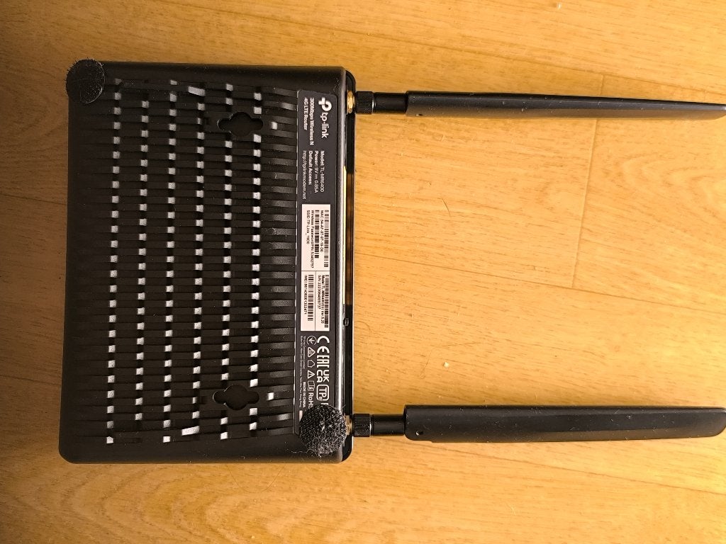 TP-Link TL-MR6400 4G LTE Router, Computers en Software, Routers en Modems, Ophalen of Verzenden, Zo goed als nieuw, Router met modem