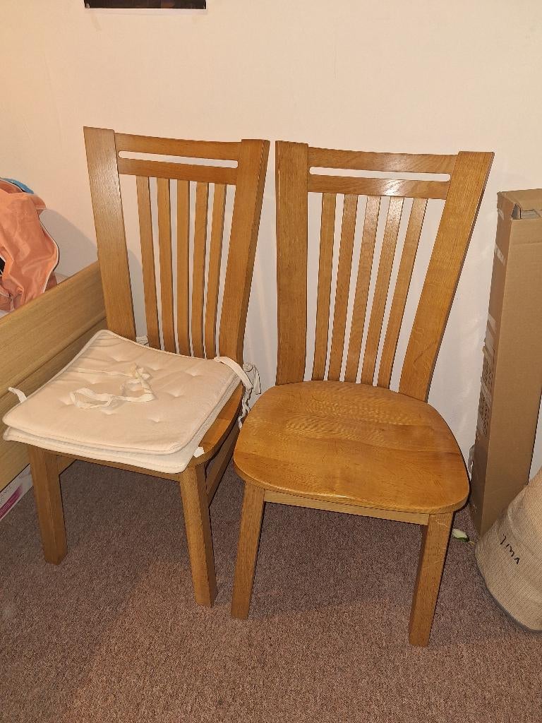 Stoelen set, Huis en Inrichting, Ophalen, Gebruikt, Twee, Bruin