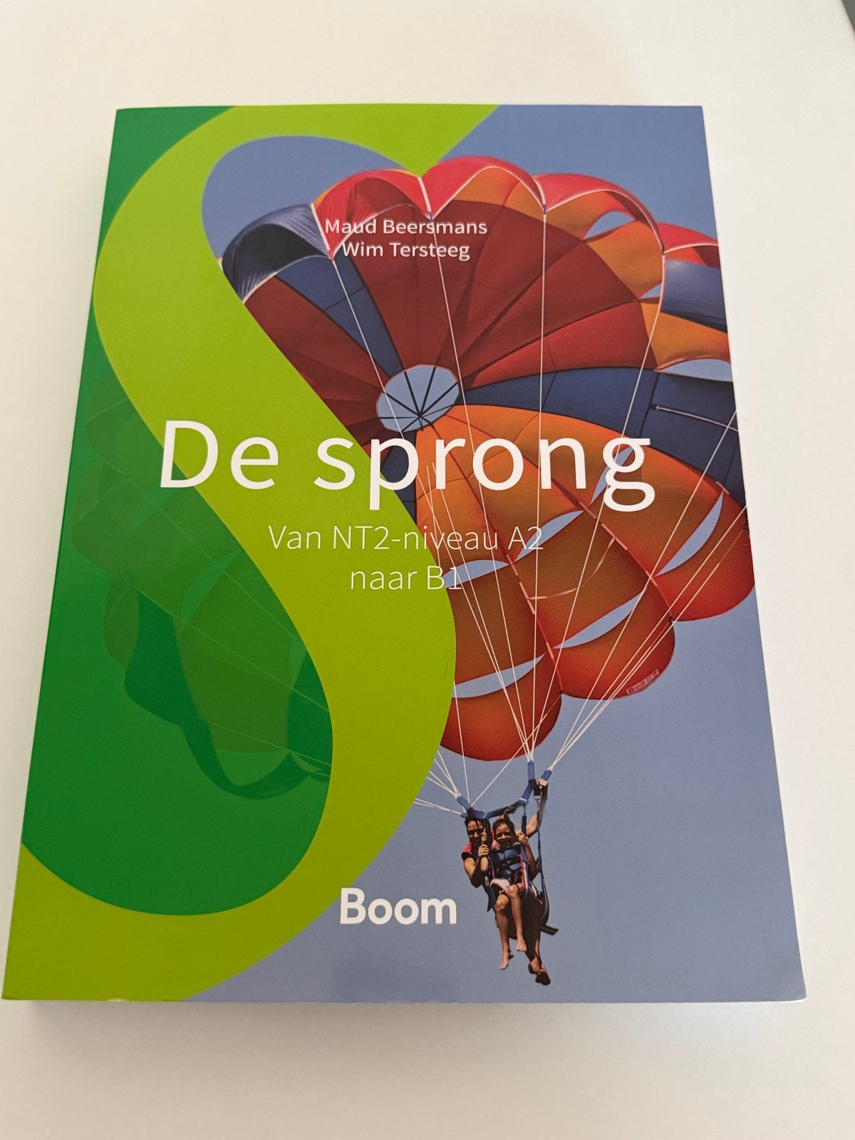 De sprong: Van NT2-niveau A2 naar B1 - Maud Beersmans, Ophalen of Verzenden, Alpha, Nieuw, Overige niveaus