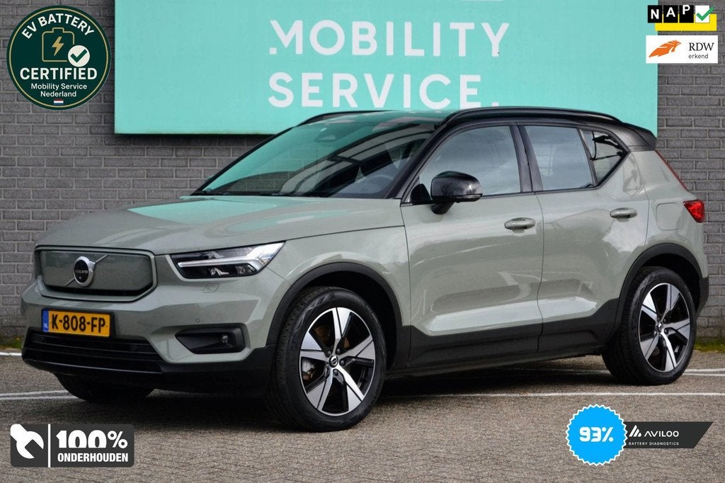 Volvo XC40 Recharge P8 AWD R-Design CarPlay Clima ACC Trekha, Auto's, Volvo, 1300 min, Gebruikt, Origineel Nederlands, Vierwielaandrijving
