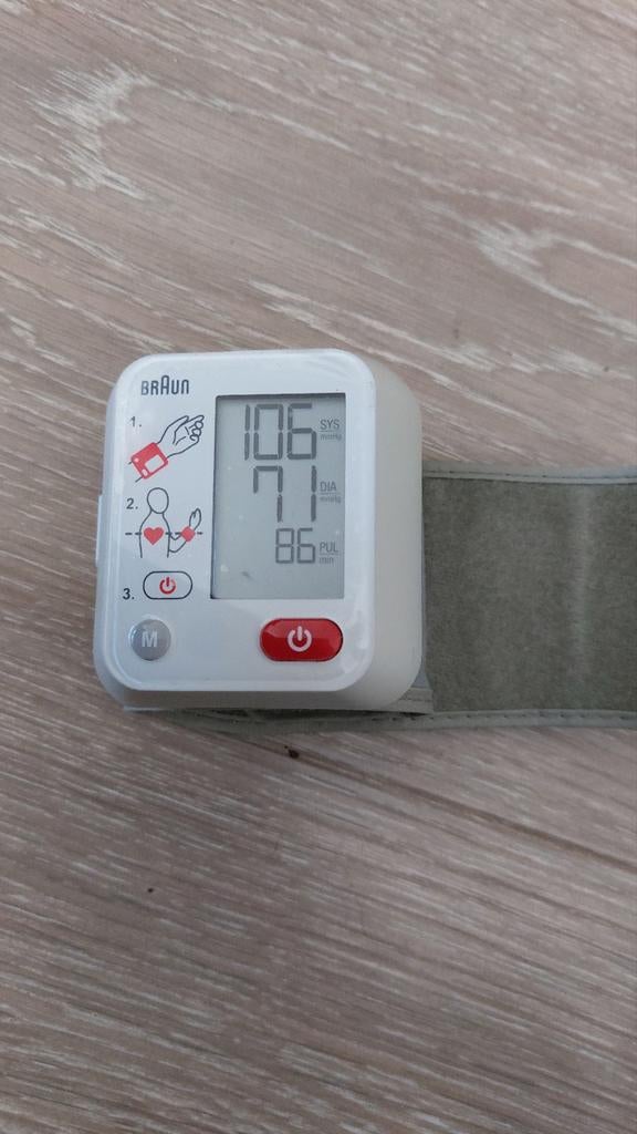 Braun pols bloeddrukmeter, Ophalen, Zo goed als nieuw, Overige merken