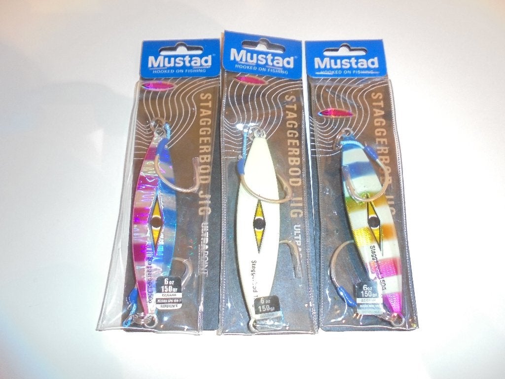 Mustad Jigging Staggerbod Slow Picht Fall Jig 150g Nieuw., Ophalen of Verzenden, Nieuw, Overige typen