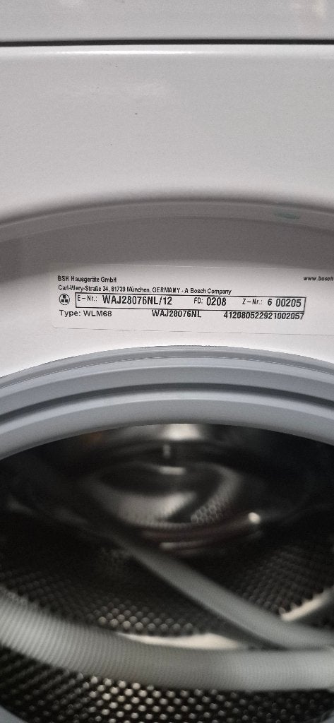 Foto 4 van Bosch wasmachine serie 2 WAJ28076nl