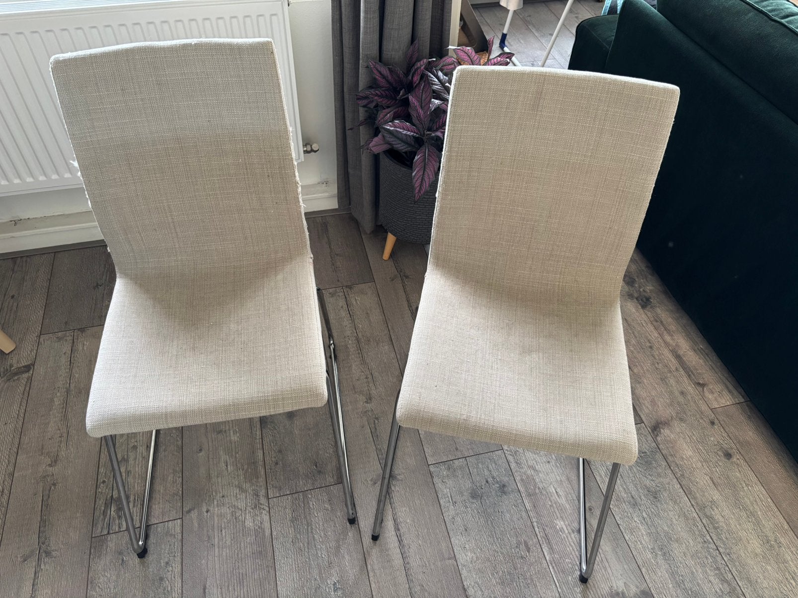 Gratis afhalen 2 stoelen, Ophalen, Gebruikt, Twee