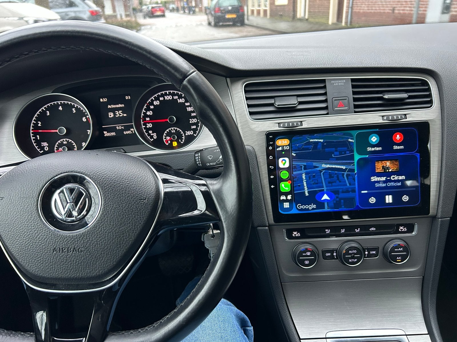 Volkswagen Golf 1.2 TSI 77KW/105PK Var. Aut7 2014 Zwart, Ophalen of Verzenden, Zo goed als nieuw, Golfkar, Callaway