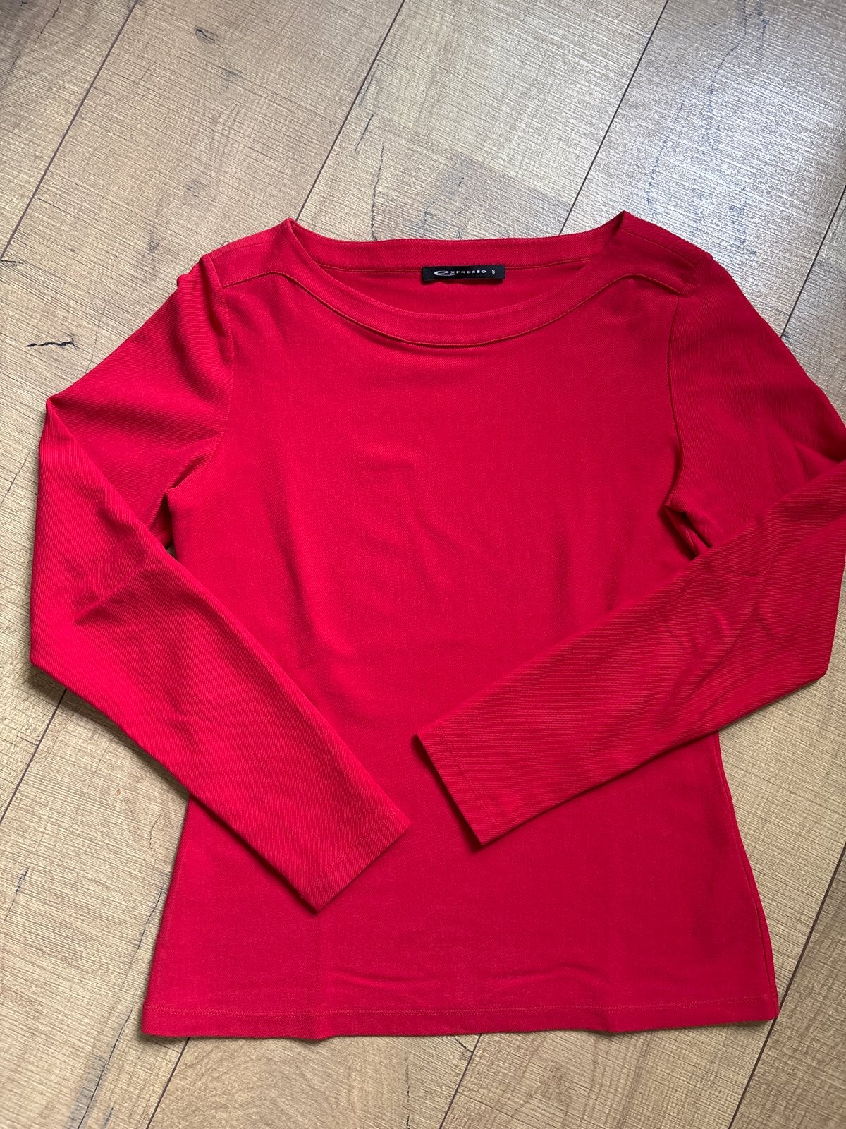 Top Expresso rood maat S, Verzenden, Maat 36 (S), Rood, Lange mouw