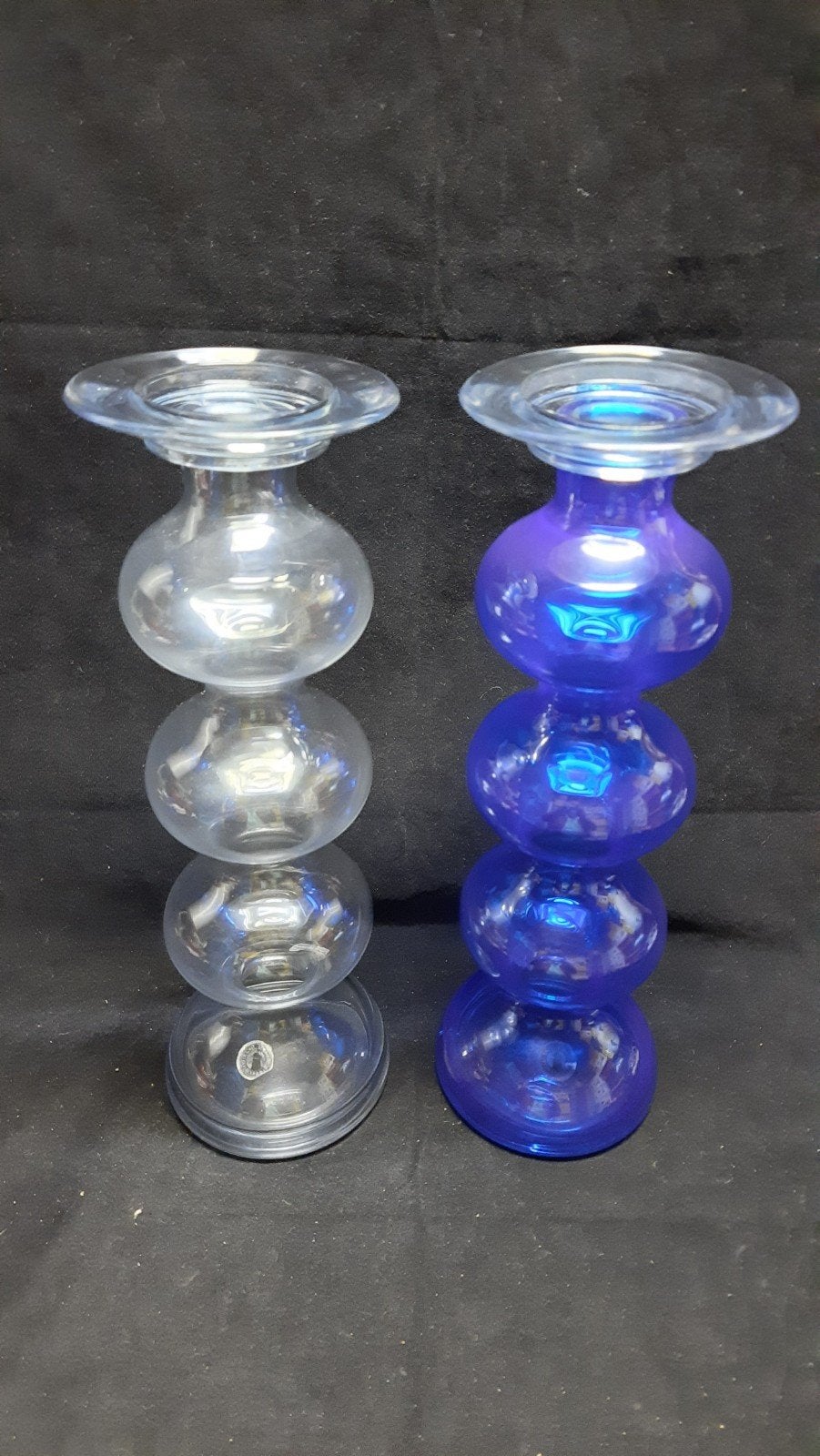 Glazen kandelaars van ikea type Gerang,lees de beschrijving, IKEA, Ophalen of Verzenden, Kandelaar, Glas