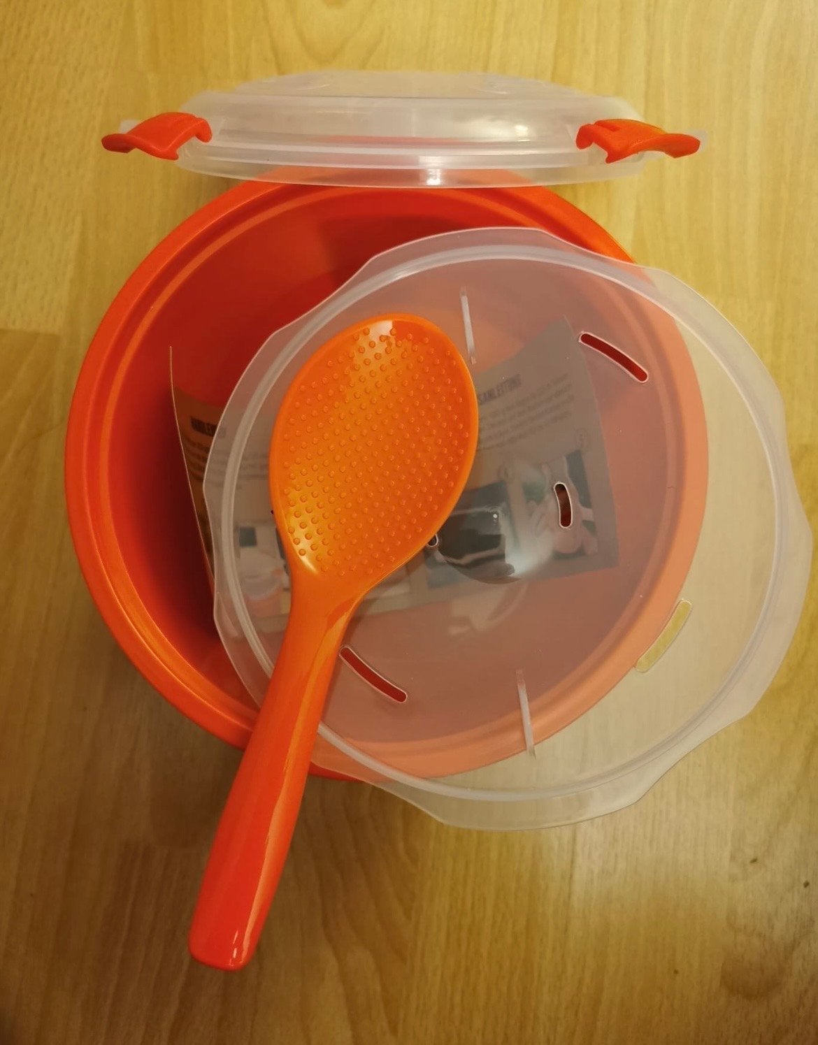 Magnetron Rijststomer Kunststof 2,6L - Nieuw & Handig, Ophalen of Verzenden, Nieuw