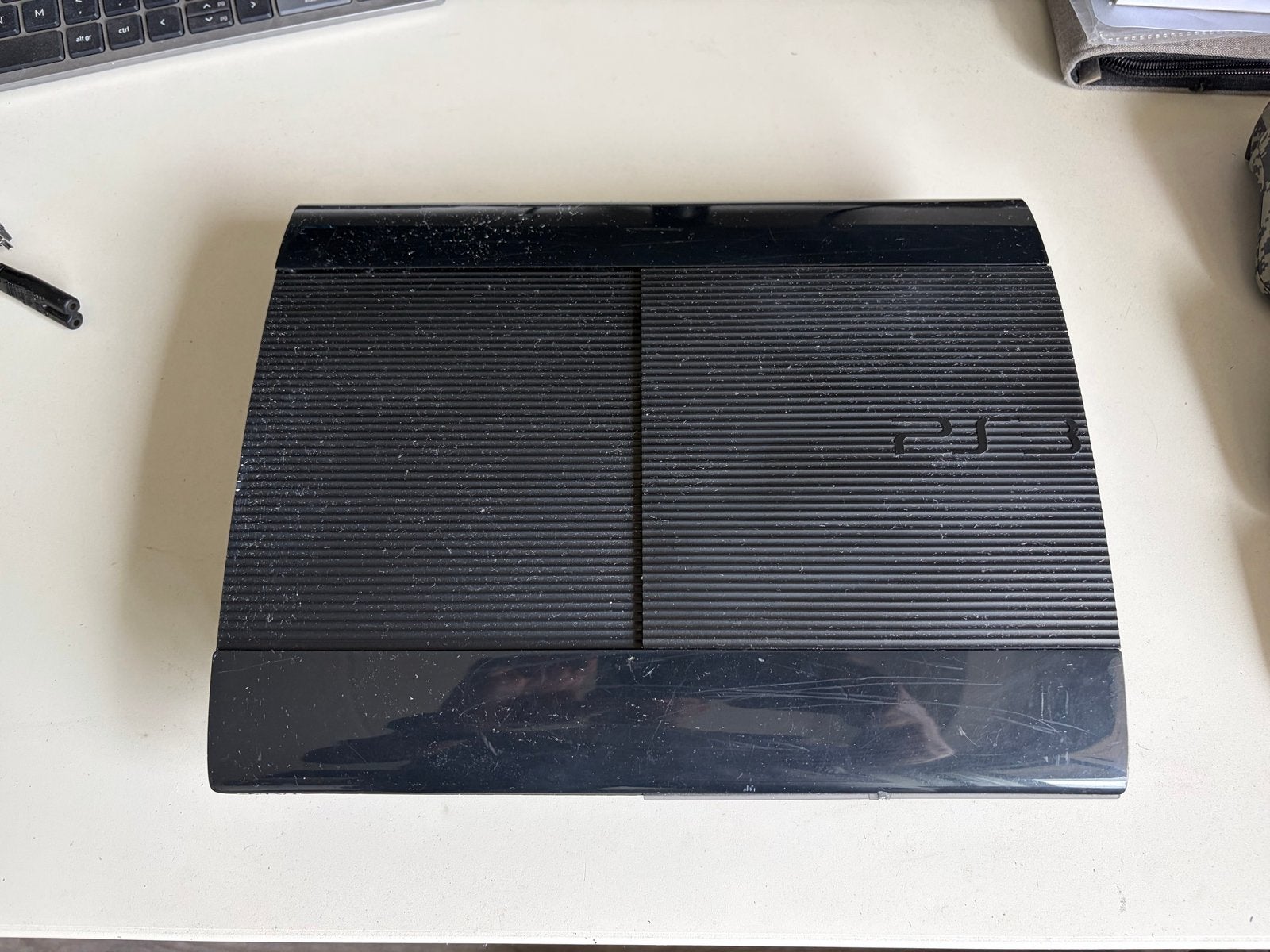 PlayStation 3 Slim met 3 controllers en 8 games, Met 3 controllers of meer, Slim, Gebruikt, Met games