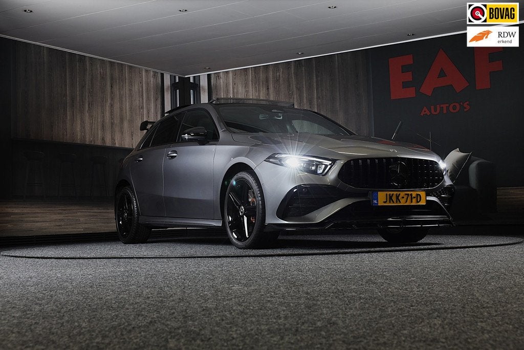 Mercedes-Benz A-klasse 250 e AMG 45 Look / Memory / Elek Sto, Auto's, Mercedes-Benz, Bedrijf, Te koop, A-Klasse, 360° camera, ABS