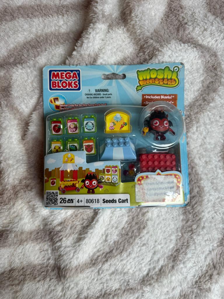 Mega Bloks Moshi Monsters Seeds Cart - Nieuw in verpakking, Ophalen of Verzenden, Nieuw, Megabloks
