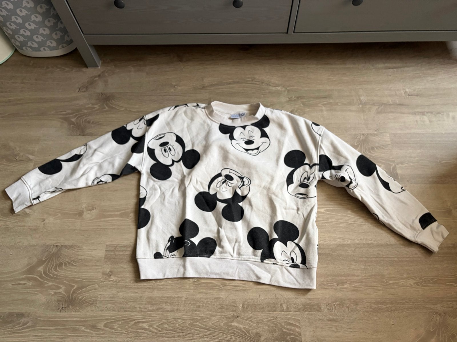 Disney Mickey Mouse sweater maat M, Verzenden, Zo goed als nieuw, Maat 38/40 (M), Wit