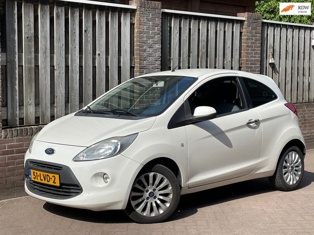 Ford Ka 1.2 Titanium X, AIRCO, 15LM, APK 06-2027! Elec.ramen, Auto's, Voorwielaandrijving, Stof, Gebruikt, 1242 cc