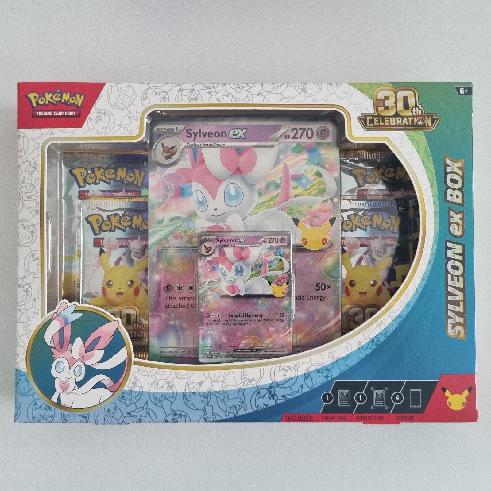 Pokemon 30th Celebration EX Box Sylveon, Ophalen of Verzenden, Nieuw, Overige typen