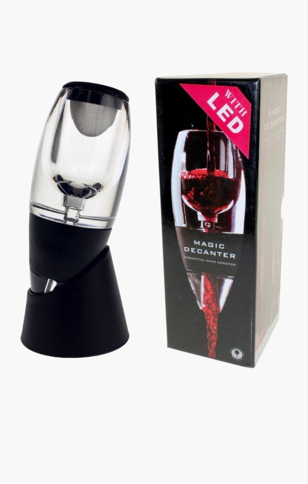 Magische wijn Decanter met LED Verlichting, Ophalen of Verzenden, Nieuw, Minder dan 5 flessen