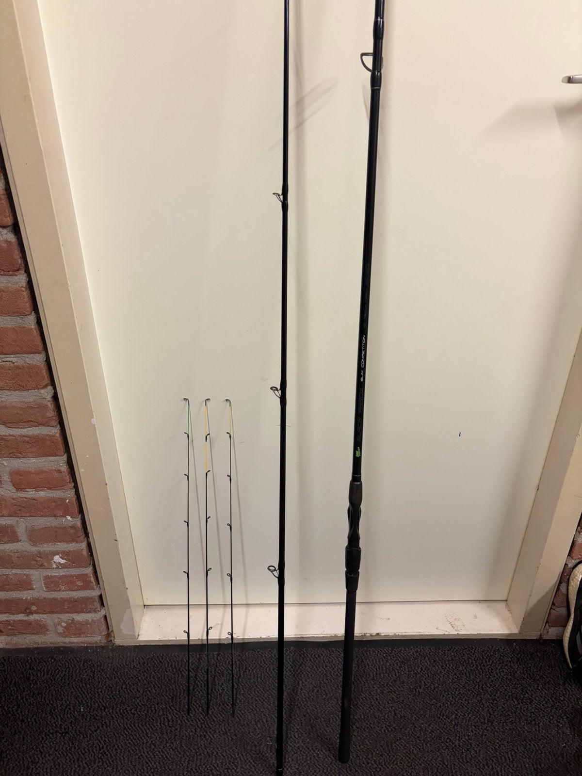 Sensas black arrow slim competition 12 ft, Watersport en Boten, Ophalen, Gebruikt, Werphengel