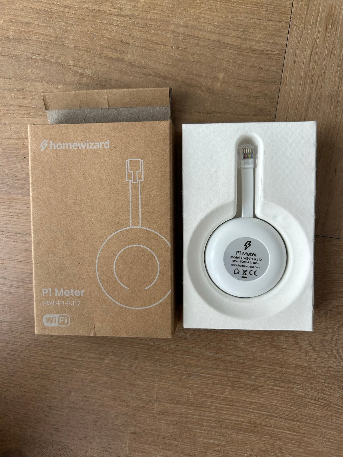 HomeWizard P1 Meter HWE-P1-RJ12 - Slimme Energiemeter, Ophalen of Verzenden, Zo goed als nieuw