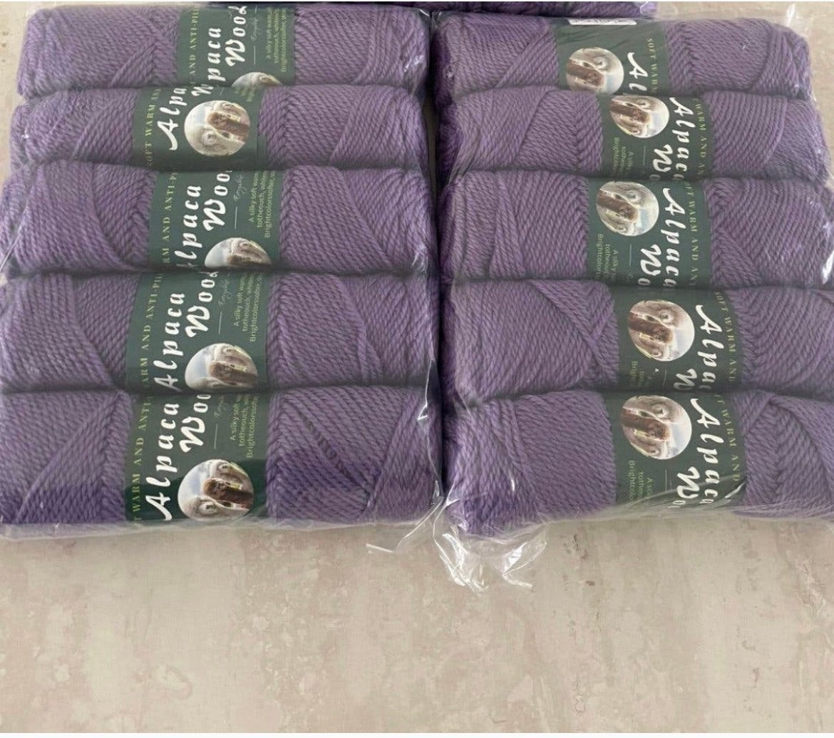Alpaca wool, Ophalen of Verzenden, Zo goed als nieuw, Breien of Haken, Wol of Garen