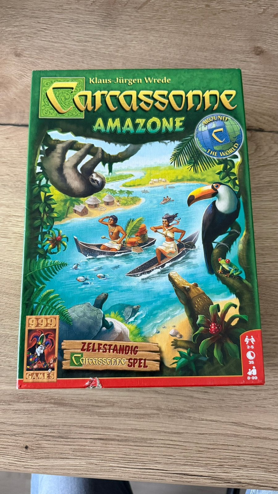 Carcassonne Amazone, Vijf spelers of meer, Ophalen of Verzenden, Gebruikt, 999 Games