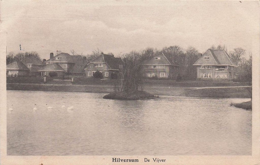 702-211-007 Hilversum De Vijver, Verzamelen, Ansichtkaarten | Nederland, Verzenden, Voor 1920, Noord-Holland