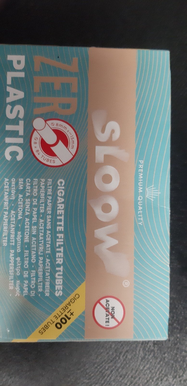 Sloow Sigaretten Filterhulzen - Zero Plastic - 100 Stuks, Ophalen of Verzenden, Nieuw, Overige typen