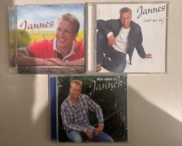 Jannes 3 CD's:, Cd's en Dvd's, Gebruikt, Inclusief doosje, Album, Schlager