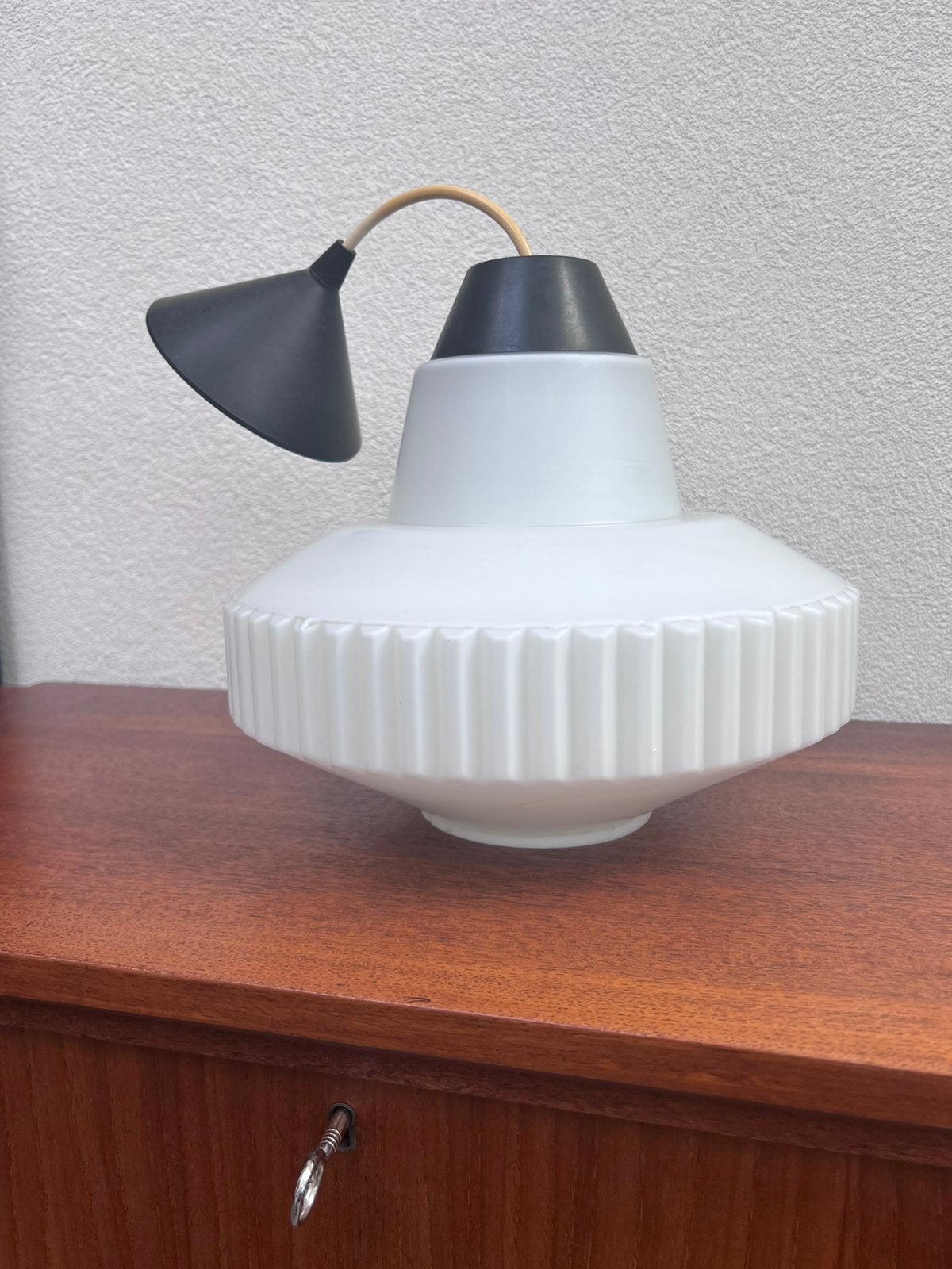 Hanglamp jaren 50 louis Kalff Philips, Ophalen of Verzenden, Gebruikt