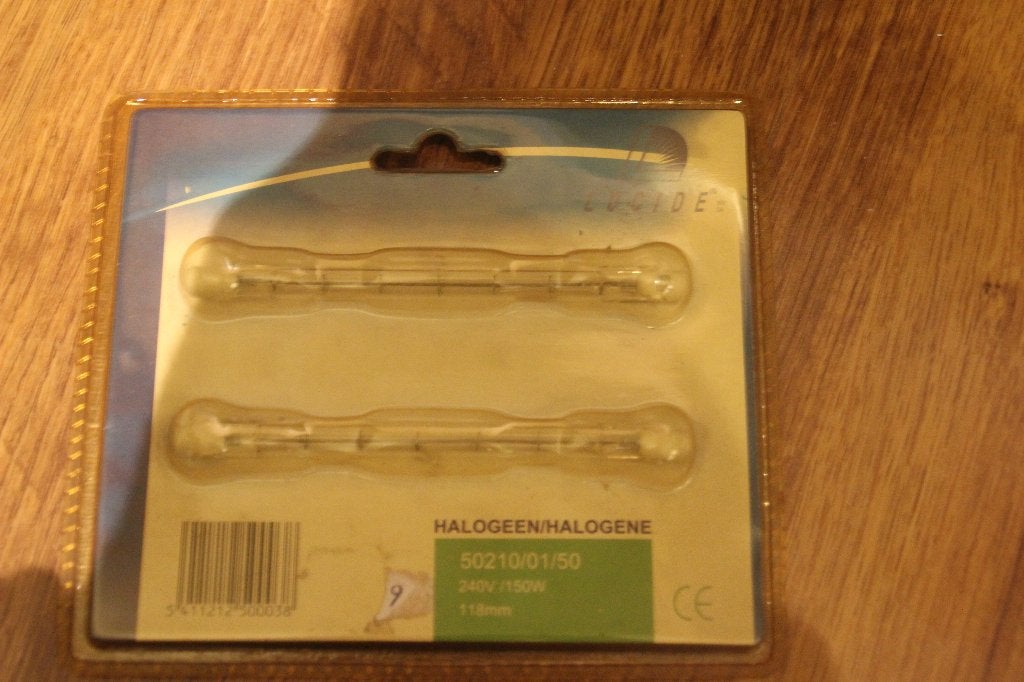 halogeen lampjes 118mm, Ophalen of Verzenden, Nieuw, Overige fittingen, Halogeenlamp
