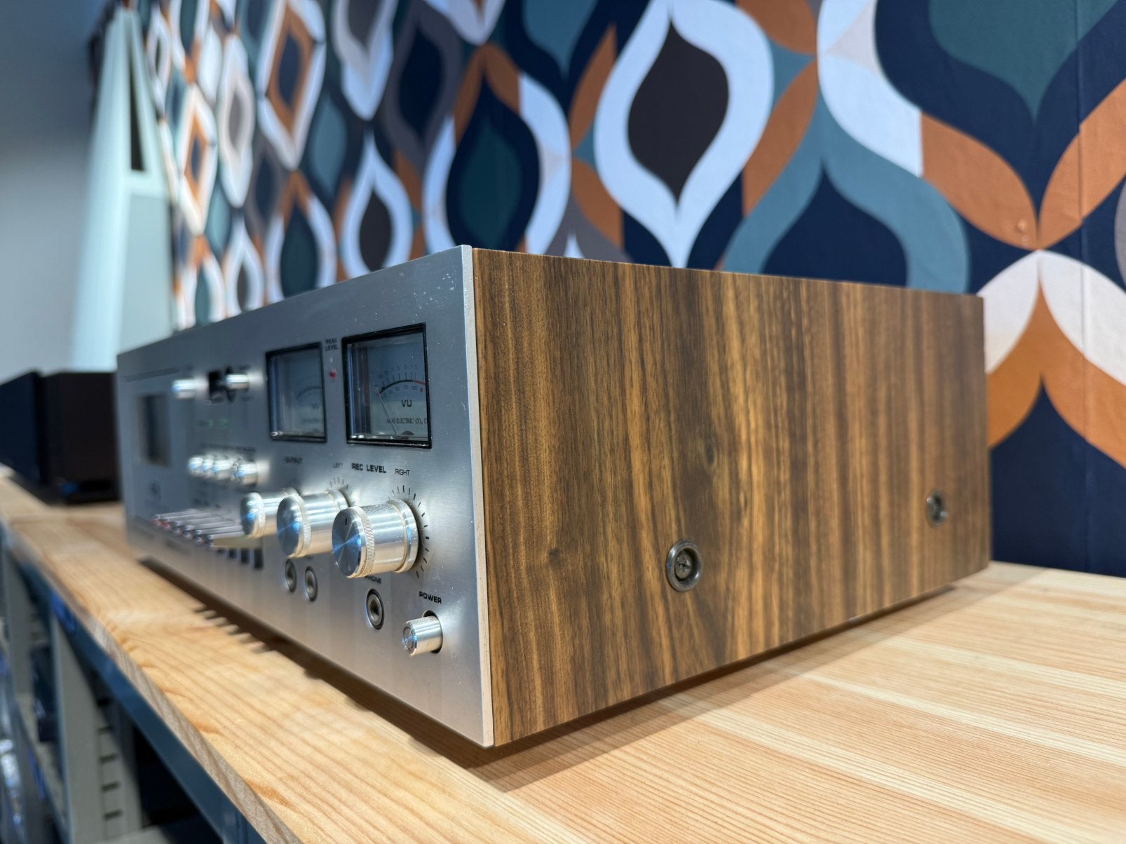 Akai GXC -710D, zeer mooi en goed, speelt perfect, garantie, Ophalen, Contact@vintageaudiobreda.nl, Tape counter, Enkel